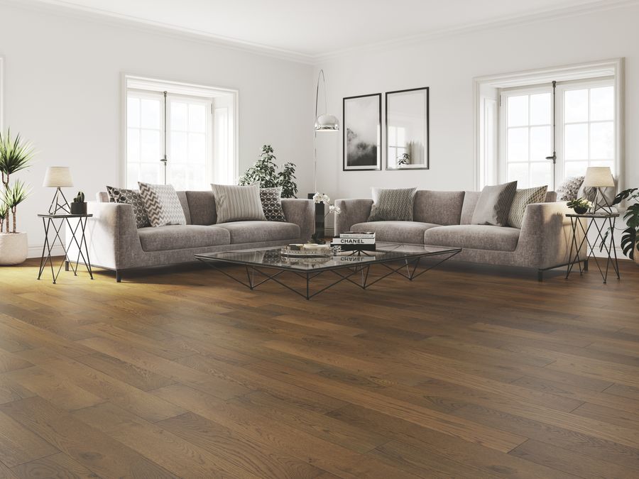 Top Style Flooring - Nutmeg engineered wood living room
